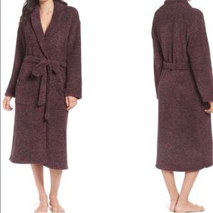 Barefoot Dreams Purple Cozy Chic Long Robe Size 1